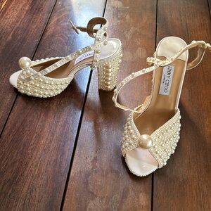 Sacaria 100 pearl embellished shoes 41